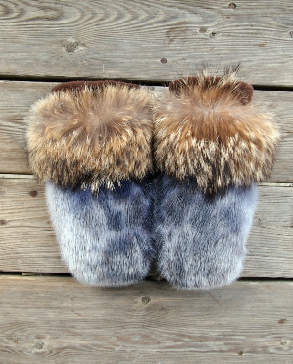 seal fur gloves